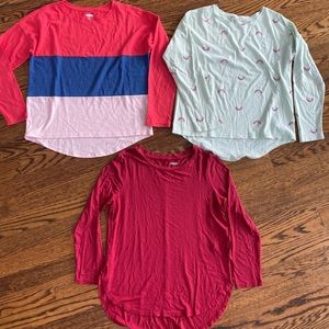 Lot of 3 girl tops sz M by Old Navy